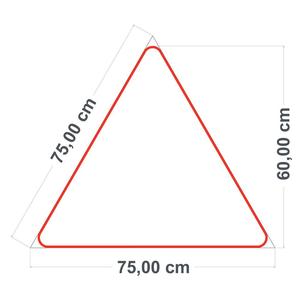 ป้ายจราจรสะท้อนแสง Kasisli Yol Levhas T-7 - Product Image 3