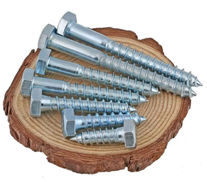 Vis à bois à tête hexagonale en acier inoxydable M16 M18 M20 100 mm 120 mm, <span class=keywords><strong>prix</strong></span> d'usine, vis à bois DIN571, vis à bois - Product Image 3