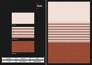 Nuevo diseño 300X600 azulejo de pared de ducha mate Pared de cerámica Interior rústica para baldosas de baño - Product Image 4