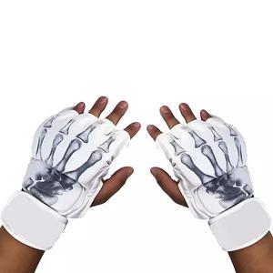 GAF Boxeo profesional Durable PU Transpirable Medio dedo Artes marciales Entrenamiento MMA Guantes para hombres y mujeres - Product Image 2