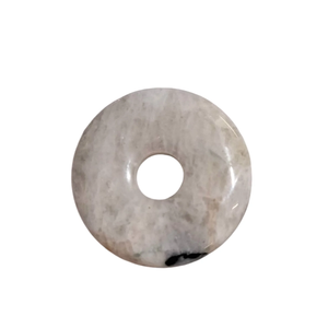 Donuts de Cristal Natural, Piedra de Luna Arcoíris, Donuts de Piedra Preciosa, Gemas de Reiki, Donuts Curativos de Ágata - Product Image 5