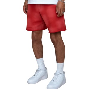 Pantalones cortos cargo lavados con ácido Vintage para hombre, ropa de calle holgada personalizada, pantalones cortos holgados de verano de algodón desgastado - Product Image 6