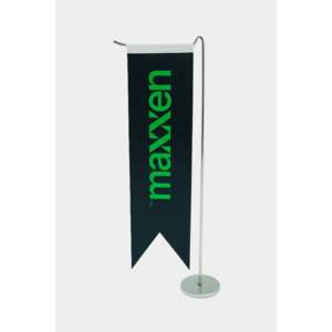 Swallowtail L-Shaped Desk <b>Flag</b> Custom Polyester Garden Beach Pennant <b>Flag</b> Aluminum <b>Pole</b> Digital Printing Techniques Various - Product Image 1