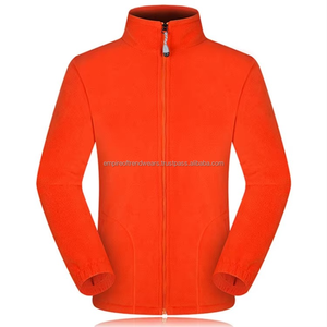 Veste polaire à manches longues au design unique pour hommes, vêtement d'extérieur antibactérien léger et chaud, saison d'hiver, avec logo au dos. - Product Image 4