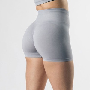 Pantalones cortos de yoga para gimnasio sin costuras para levantamiento de botín anticelulítico de cintura alta profesional para mujer más vendidos - Product Image 4