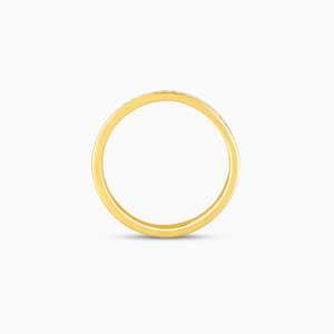 Elegante Anillo de Oro de 14K con Diamantes en Forma de Ola - Product Image 3