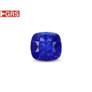 Zafiro Azul Real Natural, Piedra Suelta Facetada, 2.83 Quilates, Gema Sintética Creada en Laboratorio, Tratada con Calor, Disponible en 10mm, 8mm y 6mm - Product Image 1
