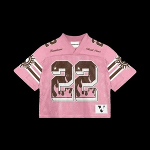 Personalizado 2025 Sublimación elegante Camisetas de fútbol americano Manga corta 100% Poliéster Transpirable Bordado totalmente personalizable - Product Image 5