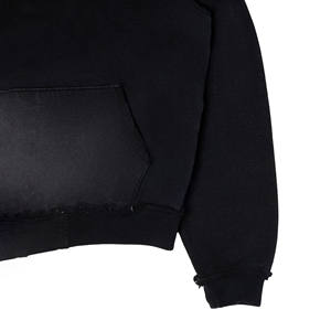 Streetwear personnalisé Sweats à capuche lourds lavés à l'acide pour hommes 100% coton Sweats à capuche zippés de haute qualité pour hommes - Product Image 4