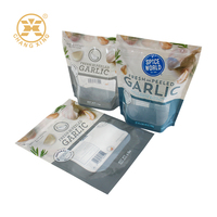 Sacs en plastique transparents à fermeture éclair et trous d'aération, personnalisés, pour l'ail frais, les fruits et légumes frais