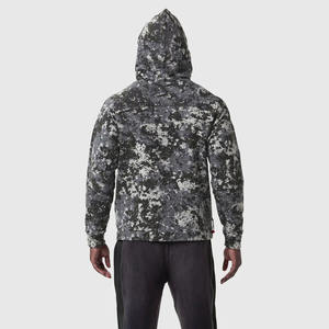 เสื้อมีฮู้ดสวมหัวลายพรางสำหรับผู้ชายผ้าเทอร์รี่ฝรั่งเศสคอตตอน500GSM ออกแบบโลโก้ได้ตามต้องการและส่งออกทั่วโลก - Product Image 3