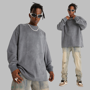 Logo personnalisé Vintage lavé à l'acide t-shirt hommes en détresse poids lourd blanc surdimensionné t-shirt 260g 100% coton T-shirt expédition DDP - Product Image 6