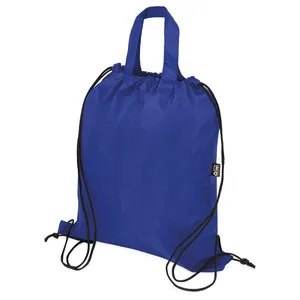 Zaini sportivi con coulisse in RPET Plazz: Borsa promozionale sostenibile per gadget - Product Image 3