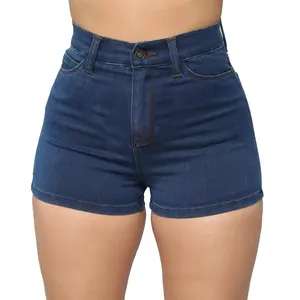 Самые продаваемые высококачественные джинсовые шорты для женщин с застежкой на пуговицах женские шорты по разумной цене