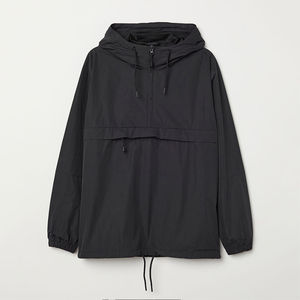 Veste coupe-vent à fermeture éclair sur le devant pour homme, moderne, d'hiver, légère, active, de voyage, durable, décontractée, imperméable, coupe-vent, en nylon - Product Image 1