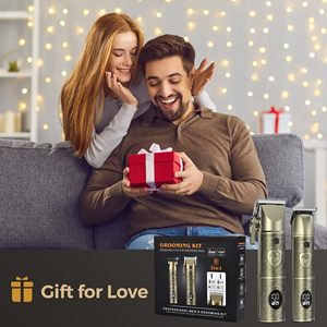 Tondeuse à cheveux sans fil professionnelle, kit de toilettage électrique pour hommes, pour cheveux, barbe, corps, nez, visage, IPX7, USB, US, pour camping-car - Product Image 1