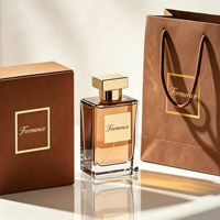 Flacon de parfum haut de gamme 30ml 50ml 100ml, flacon de parfum unique avec emballage