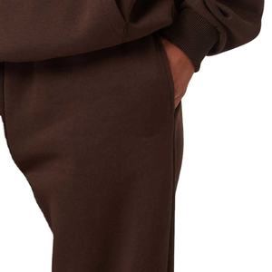 Survêtement pour femmes en coton épais deux pièces vierge Jogging Costume uni surdimensionné Pull à capuche Ensemble survêtement personnalisé pour femmes - Product Image 6