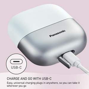 เครื่องโกนขน<span class=keywords><strong>ไฟฟ้า</strong></span>แบบพกพาสำหรับผู้หญิง ชาร์จด้วย Type-C ระบบ 3 ใบมีด ใช้ได้ทั้งแบบแห้งและแบบเปียก สำหรับ<span class=keywords><strong>โกน</strong></span>ขนตามร่างกาย - Product Image 5