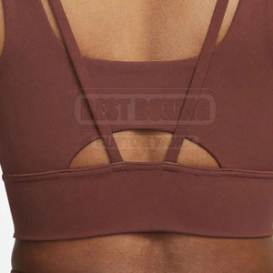 บราออกกำลังกายเซ็กซี่สำหรับผู้หญิงปรับแรงกระแทกได้ปรับได้โลโก้ออกแบบได้ตามต้องการ - Product Image 4