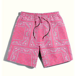 <b>Men's</b> Plus Size XS High Quality Shorts Breathable High Street Style Custom Logo Sublimation <b>Bandana</b> Print Solid Pattern Summer - Product Image 3