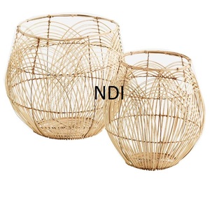 Cesta de fruta decorativa de encimera de gran oferta, cesta de fruta de ratán sostenible, uso de catering de cocina de tendencia superior - Product Image 1