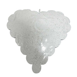 Décoration de cœur de Noël blanc suspendu coeur fer tenture murale ornement décoratif de Noël en forme de coeur - Product Image 6