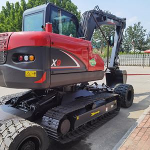 Máy xúc đào bánh xích và bánh lốp Trung Quốc 2026, 9 tấn, có thể tùy chỉnh màu sắc và động cơ - Product Image 4