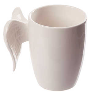 Tasse Angel Cup avec poignée 3D en forme d'ailes, capacité 15oz/200ml, sublimation personnalisée, double paroi, compatible lave-vaisselle, avec cuillère à visser, idéale pour les cadeaux - Product Image 4