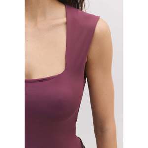 Body de cuello bajo y corte cuadrado - Product Image 3