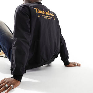 Chaqueta universitaria de estilo Letterman de béisbol de invierno de alta calidad, Mangas de cuero bordadas personalizadas para hombres y mujeres con cuello levantado - Product Image 2