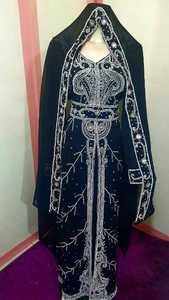 Caftán marroquí de colores, caftán musulmán tradicional, cuentas de piedra, trabajo manual, caftán marroquí, nuevo diseño 2022 - Product Image 2