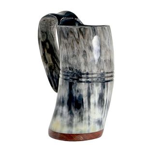 Nuevo diseño Bebida Diseño único La mejor calidad Cuerno de búfalo Tankard Viking Beber Cuerno Taza DE LA India para OCASIÓN DE Navidad - Product Image 3