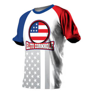 Superventas personalizado Cornhole Jerseys equipo negro Francia fútbol tejido tela al por mayor sublimación Cornhole Jerseys - Product Image 2