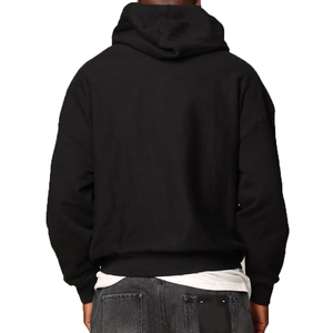 custom <b>men's</b> hoodies 100% cotton heavyweight boxy fit hoodie streetwear oversized drop shoulder hoodies <b>for</b> <b>man</b> - Product Image 5