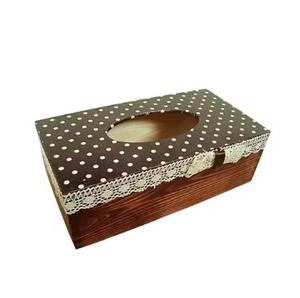Boîte à mouchoirs décorative en bois imprimée à cycle unique Conception étonnante Serviette écologique Tenant des fournitures commerciales en vrac - Product Image 4