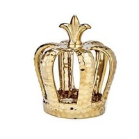 Couronne en métal Décoration royale et élégante Matériau de haute qualité Idéal pour la décoration de bureau à domicile et d'événement de luxe