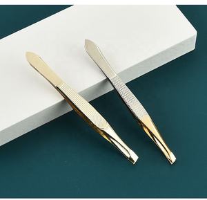 โรงงานขายส่งแหนบคิ้วคลาสสิกทองเงินผมลอกแต่งหน้าเครื่องสําอางความงามแหนบดูแล - Product Image 3