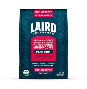 Café Tostado Medio Peruano Laird Superfood con Hongos Funcionales, Granos de Café Molidos Peruanos Certificados Orgánicos, 32 oz. Bolsa - Product Image 5