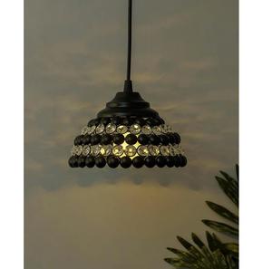 Estilo negro Delicado Metal Sombra redonda Cristal Colgante Exquisito Dormitorio Hotel Vestíbulo Lámpara Colgante Lámpara - Product Image 1