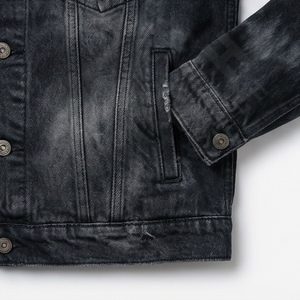 Veste en jean coupe ajustée coupe-vent la plus vendue pour homme, de haute qualité, logo personnalisé sur le devant, nouveau design tendance, vêtement d'extérieur - Product Image 5