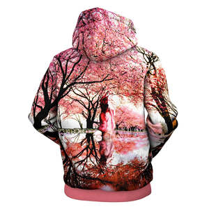 Haute qualité 100% polyester à capuche hommes hiver mode nouveau Design personnalisé Sublimation 3D imprimé XS 6XL OEM Services pas cher prix - Product Image 3
