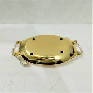 Plato de Servicio de Metal Creativo con Diseño Increíble y Aspecto Elegante para Fiestas, Decoración de Mesa de Comedor, VISHAL HANDICRAFT Uttar - Product Image 5