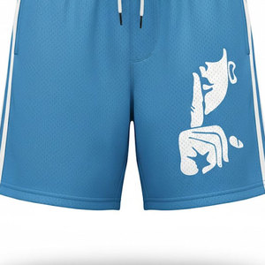Pantalones Cortos Deportivos Casuales para Hombre, Transpirables, de Secado Rápido, Tela Satinada, Cintura Alta con Cordón Ajustable, Ajuste Cómodo para Gimnasio y Running - Product Image 6