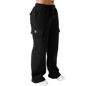 Pantalon de jogging unisexe en molleton, mélange de coton doux, taille élastique, coupe décontractée, streetwear décontracté, pantalon de survêtement - Product Image 3