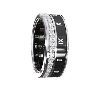Anillo Inteligente V2 con Diamantes, Control por Aplicación, Resistente al Agua IP68, Monitor de Ritmo Cardíaco, Monitor de Sueño, Monitor de Salud, Carga Magnética, Compatible con Android - Product Image 3
