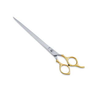 Tijeras Profesionales para Peluquería Canina, Hojas Rectas de 6.5 Pulgadas, Acabado Lijado, Acero Alemán - Product Image 1