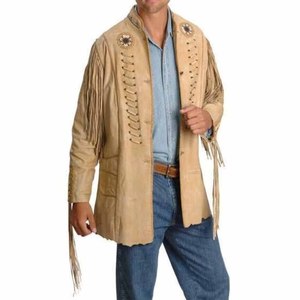 Nouveau modèle à la mode vierge veste occidentale sur mesure, Offre Spéciale prix de gros veste western américain de mode de style de rue - Product Image 5