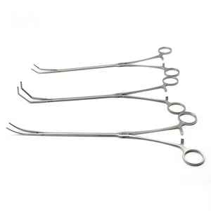 Forceps hémostatiques pour chirurgie thoracoscopique manuelle professionnelle, acier inoxydable allemand, instrument médical certifié CE - Product Image 4