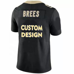 High Quality American Football <b>Jersey</b> with Custom Embroidered Logo Practice Wear Top <b>Short</b> Sleeve Wholesale Bulk Quantity - Product Image 3